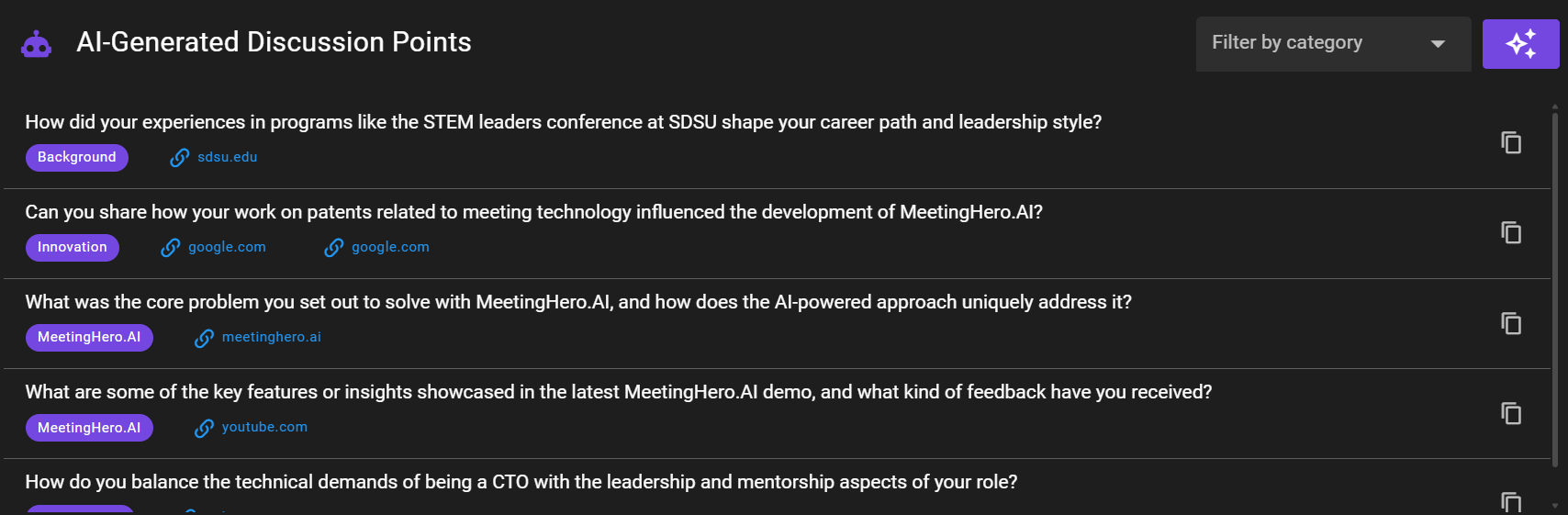 AI Discussion Starters